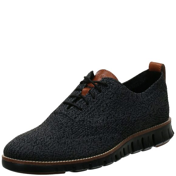 COLE HAAN MENS ZEROGRAND STITCHLITE OXFORD BLACK/MAGNET/BLACK 12 US